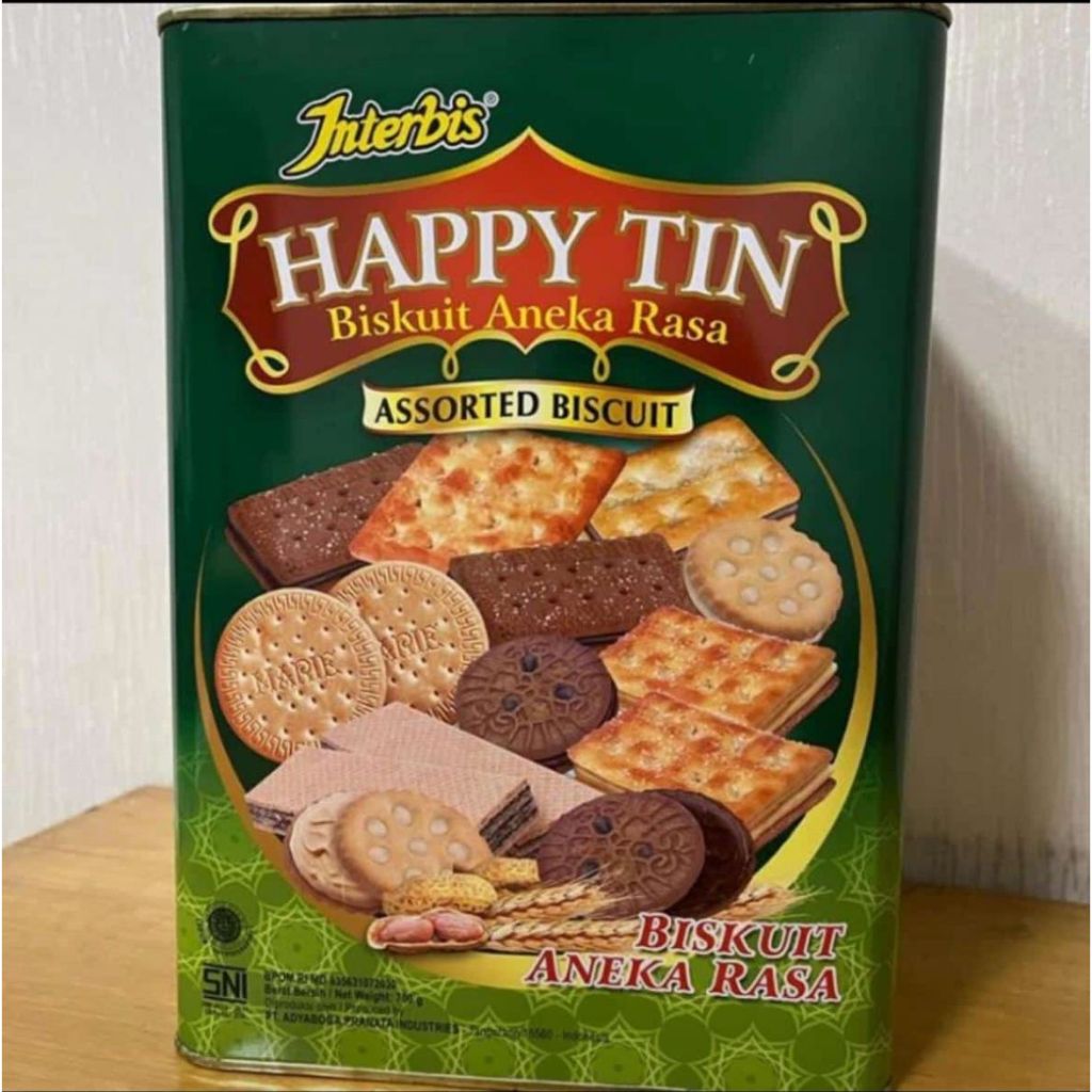 

Biskuit Kaleng Lebaran Interbis Happy Tin 630gr (1 dus)