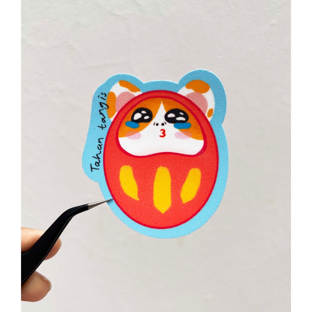 

cat sticker tahan tangis