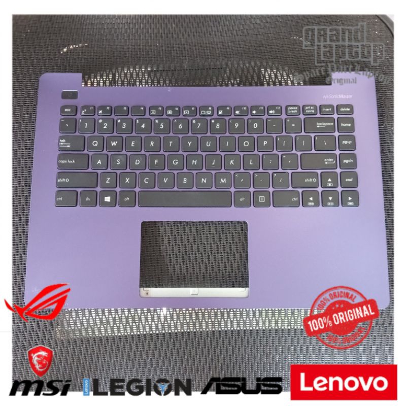 Keyboard and frame Asus x453m x453s original