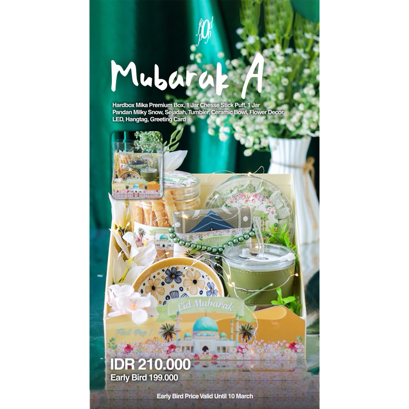 

HAMPERS LEBARAN / Eid ( MUBARAK A)