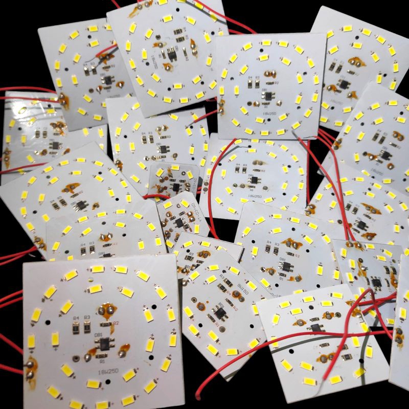 Cuci Gudang PCB Led AC 220V kondisi normal, Papan Fiber, Watt Variasi/Campur