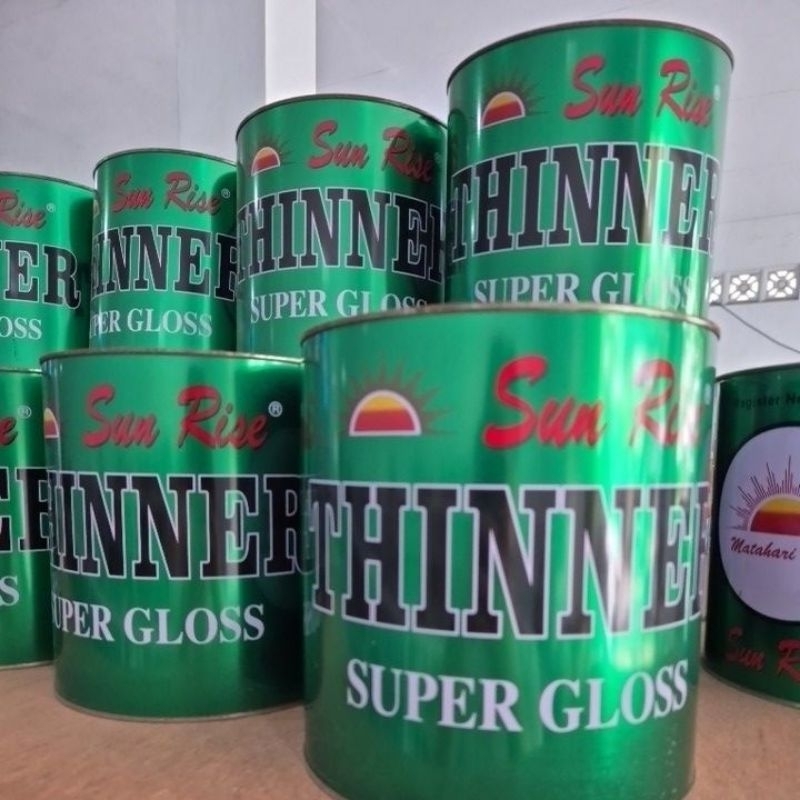 Sunrise Thinner HG Galon // Thinner PU Sunrise Galon Hijau // Thinner HG Sunrise