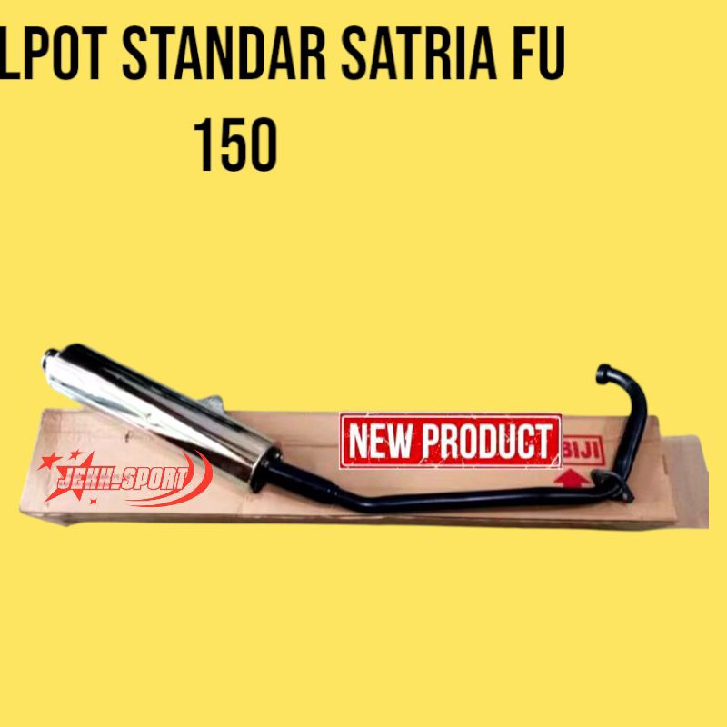 KNALPOT STANDAR SATRIA FU 150 / knalpot satria fu 150 standar
