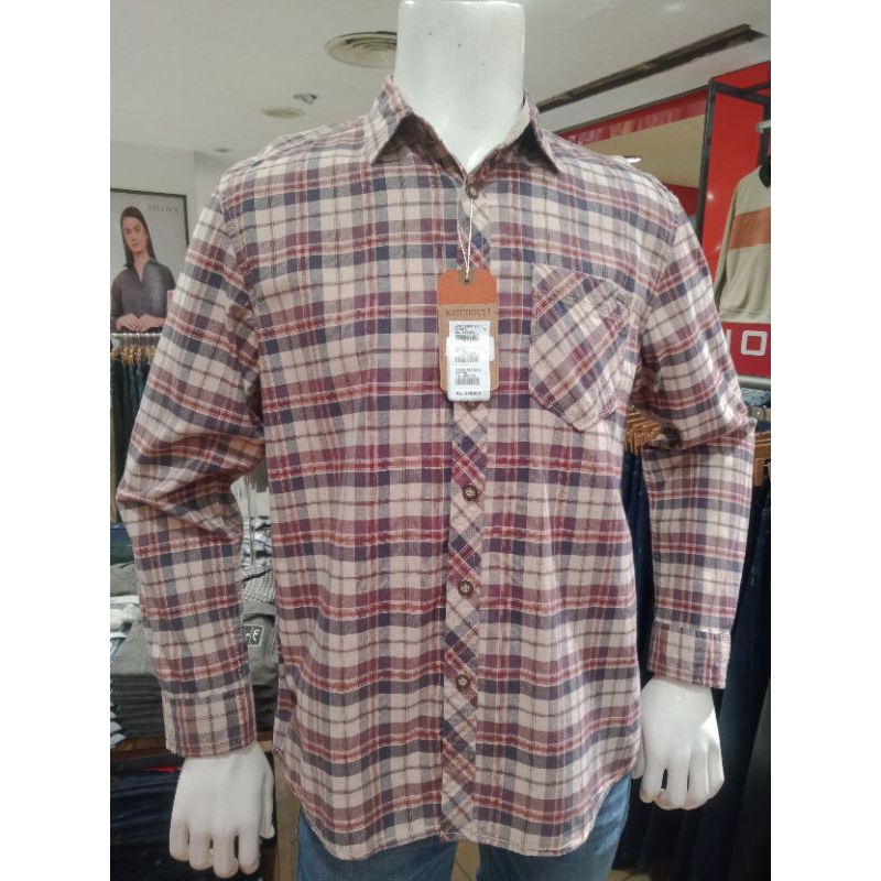 Watchout Kemeja Panjang Pria Kotak-kotak WS301980121