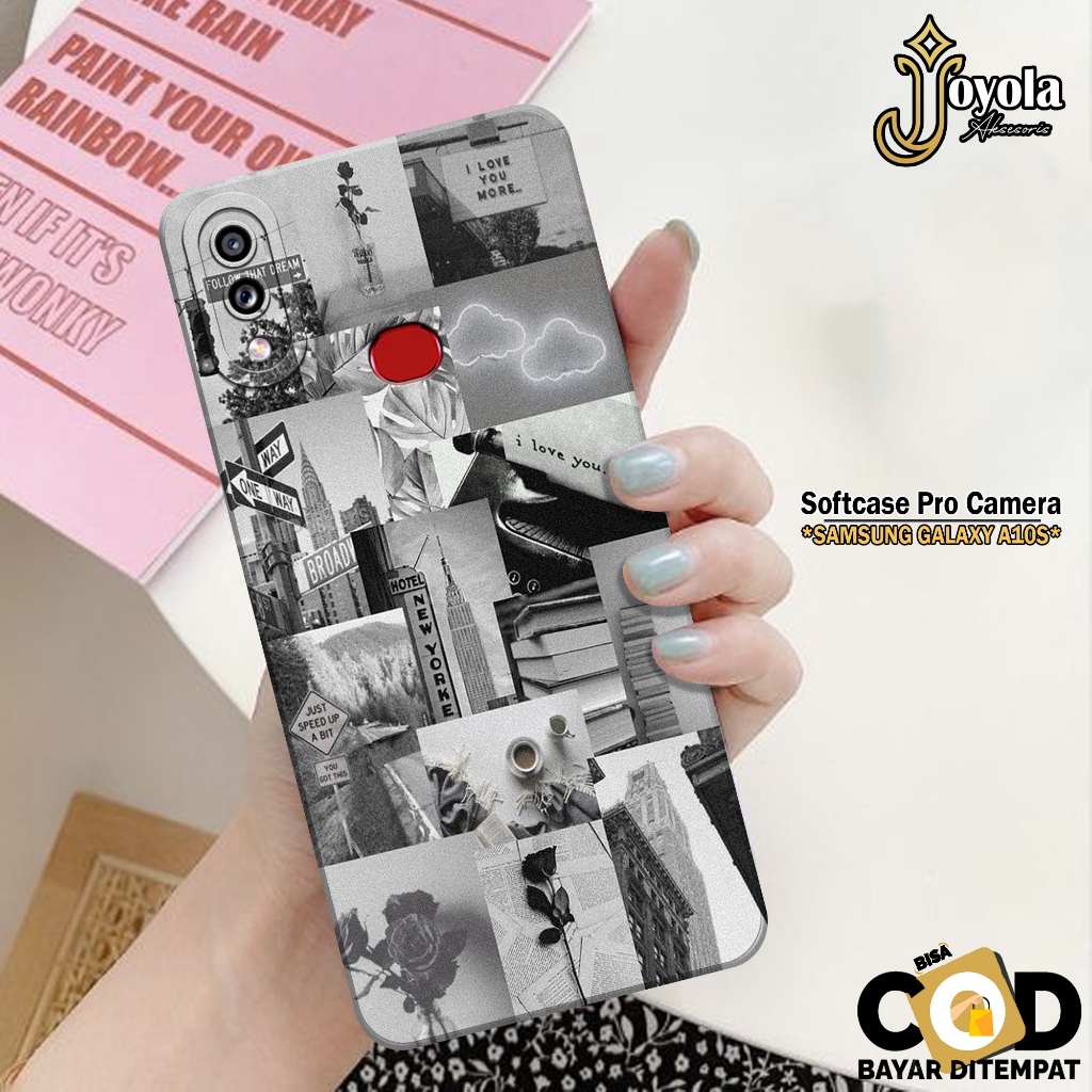 JOYOLA Case Samsung Galaxy A10S - Fashion Case Aesthetic - Softcase Samsung Galaxy A10S - Pro Camera