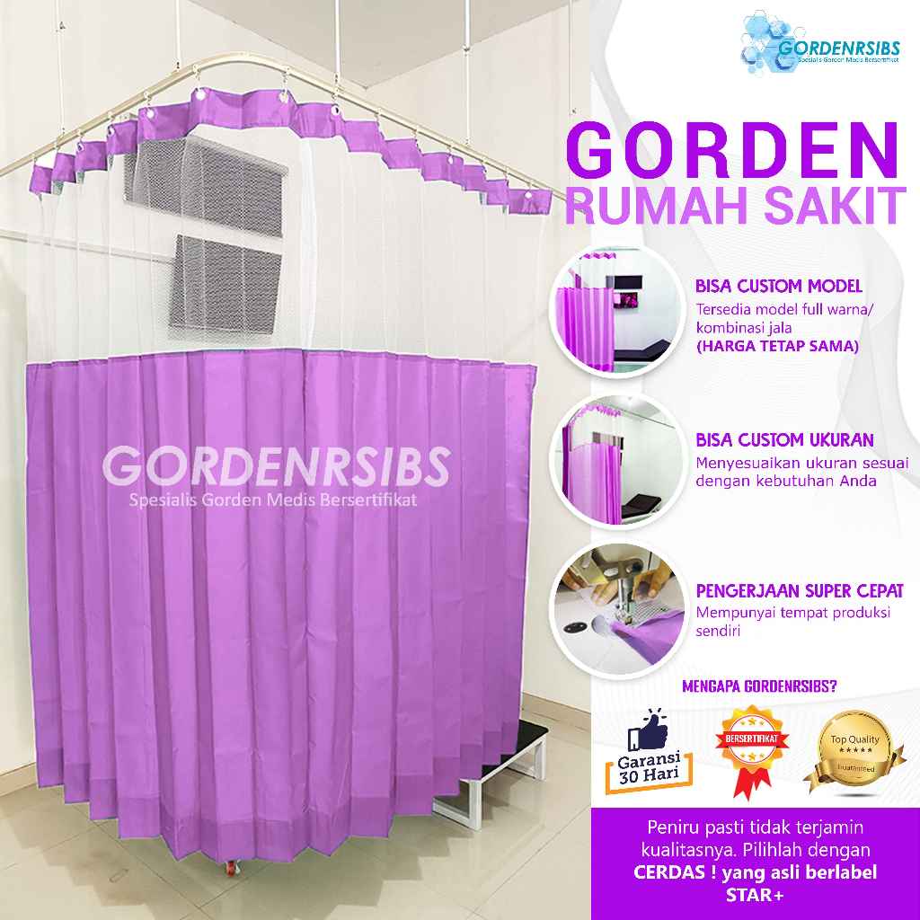 HORDENG PEMBATAS RUANGAN-KAIN WATERPROOF MOTIF-TIRAI RUMAH