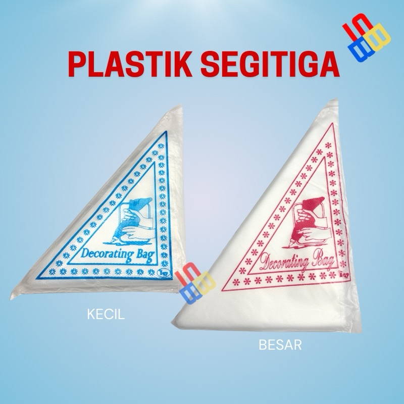 PLASTIK SEGITIGA / PIPING BAG / DECO BESAR DAN KECIL