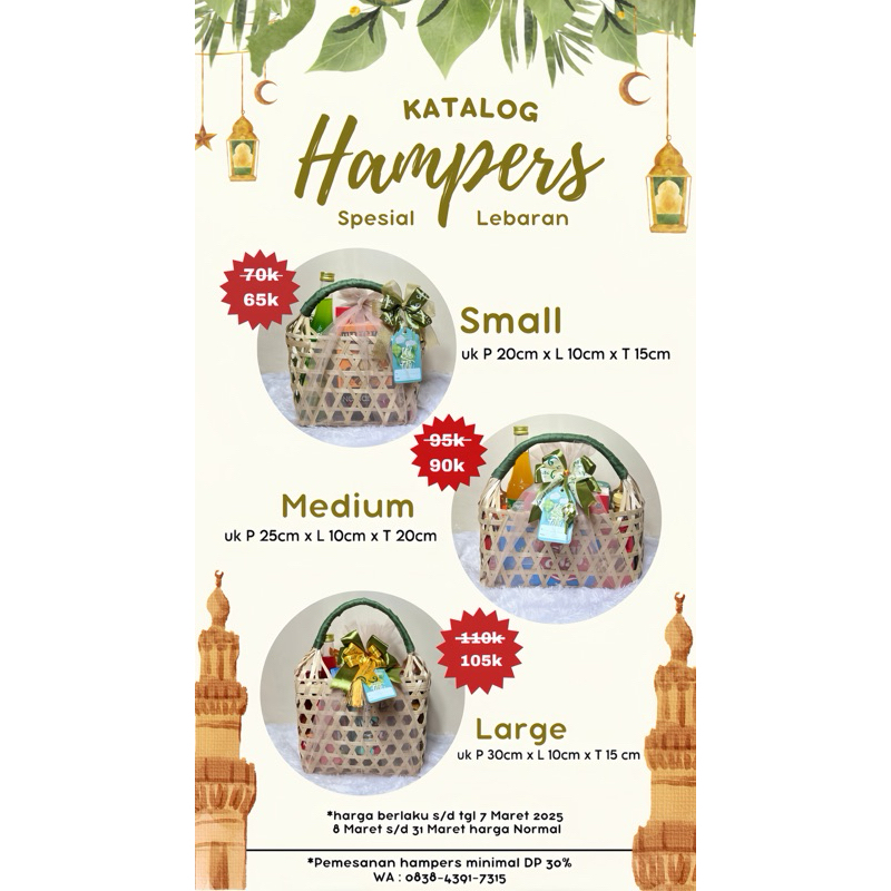 

Parcel Hampers Keranjang Lebaran Murah Bogor