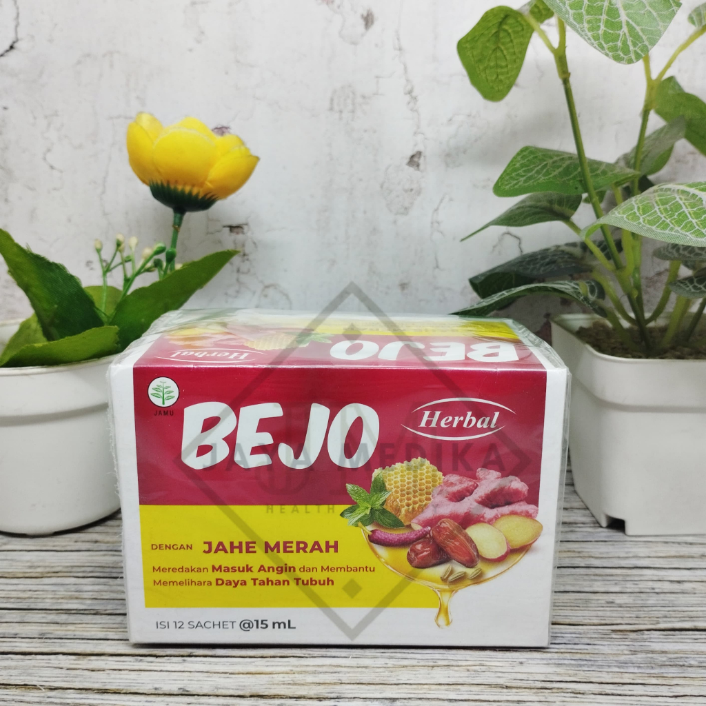 

BEJO JAHE MERAH 1 Box Isi 12 sachet - Untuk Masuk Angin & Daya Tahan Tubuh