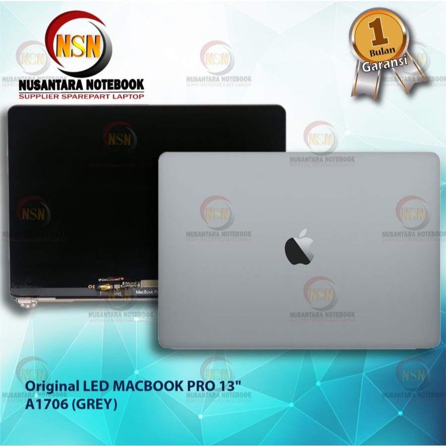 LED LCD Complete Apple Macbook Pro 13" A1706 A1708 2016 2017 ( GRAY )