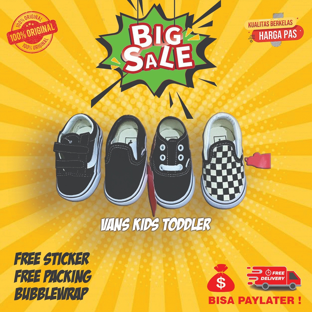 VANS KIDS | SEPATU ANAK | VANS TODDLER | SEPATU VANS | SEPATU SNEAKERS