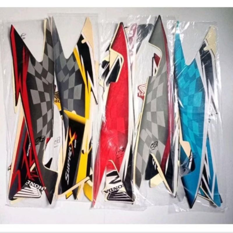 Striping motor / Les body Honda Supra X 125 R 2008 / 2009