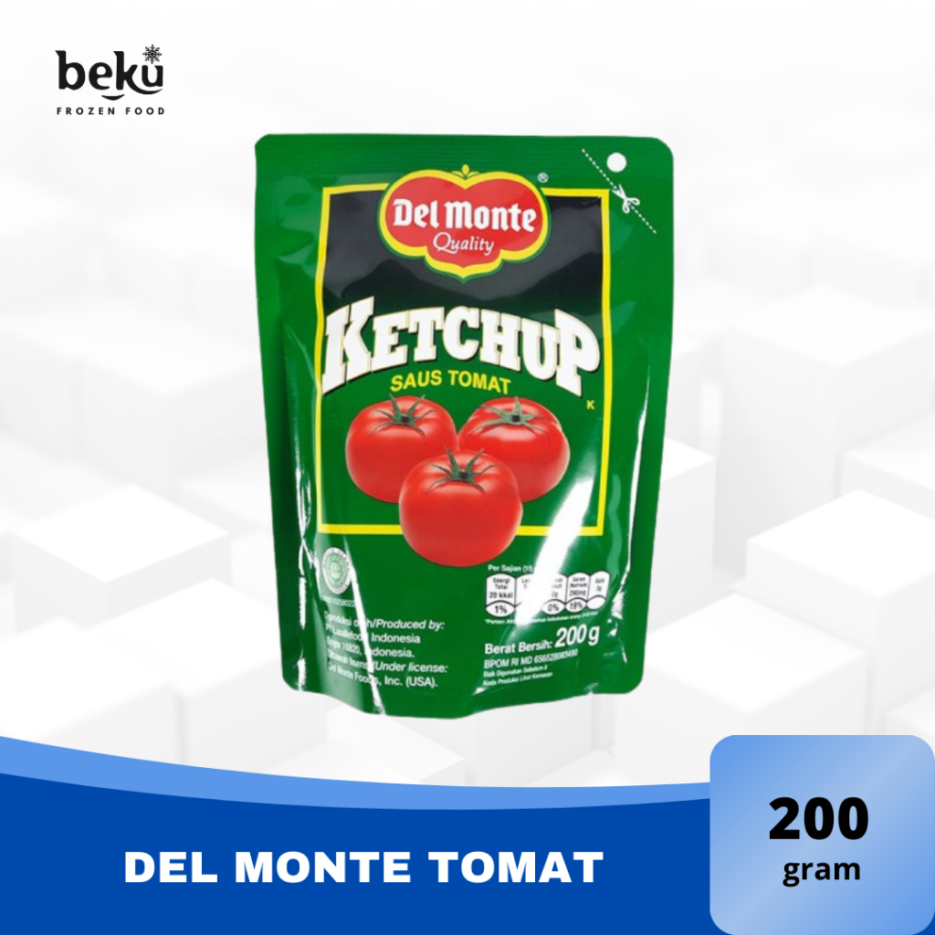 

DEL MONTE KETCHUP - DEL MONTE SAUS TOMAT (200g/1Kg)
