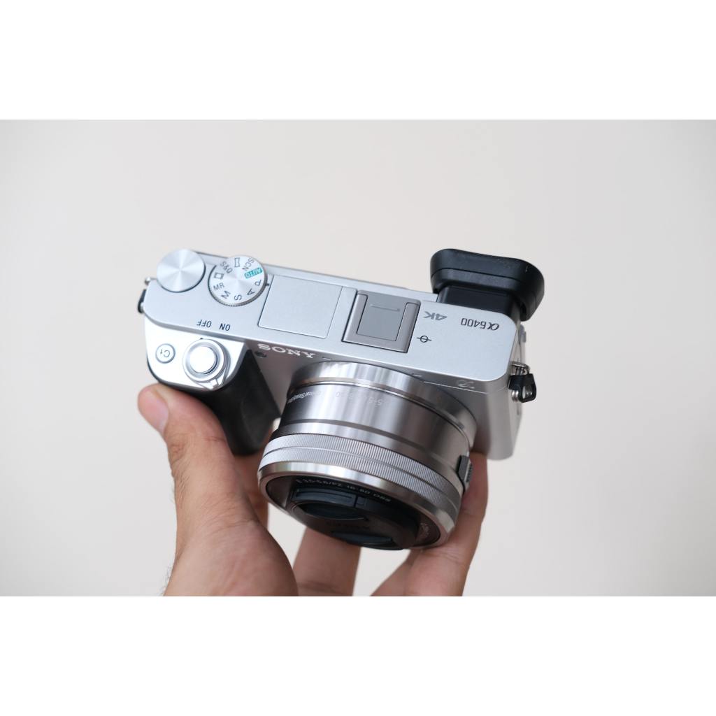 SONY A6400 KIT LIMITED EDITION SONY A6400 SILVER MURAH SONY A6400 LIKENEW