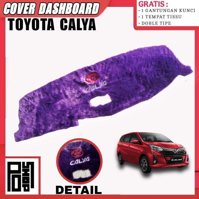 variasi dashboard mobil bulu mobil Toyota calya karpet alas dashboard bulu mobil Toyota calya 2016-2