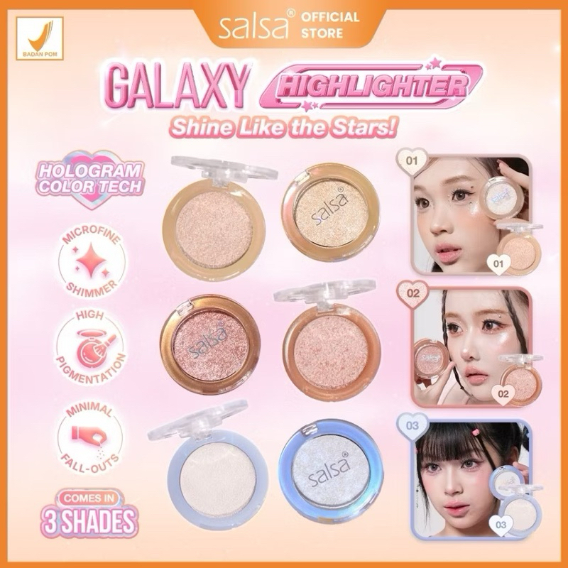 SALSA Galaxy Highlighter Shine Like the Stars / Salsa Highlighter