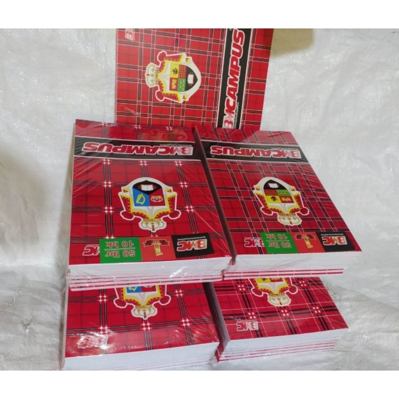 

1 pak buku tulis boxy bmcampus isi 50 lembar/buku tulis catatan
