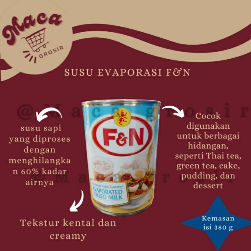 

Susu Evaporasi F&N 380ml