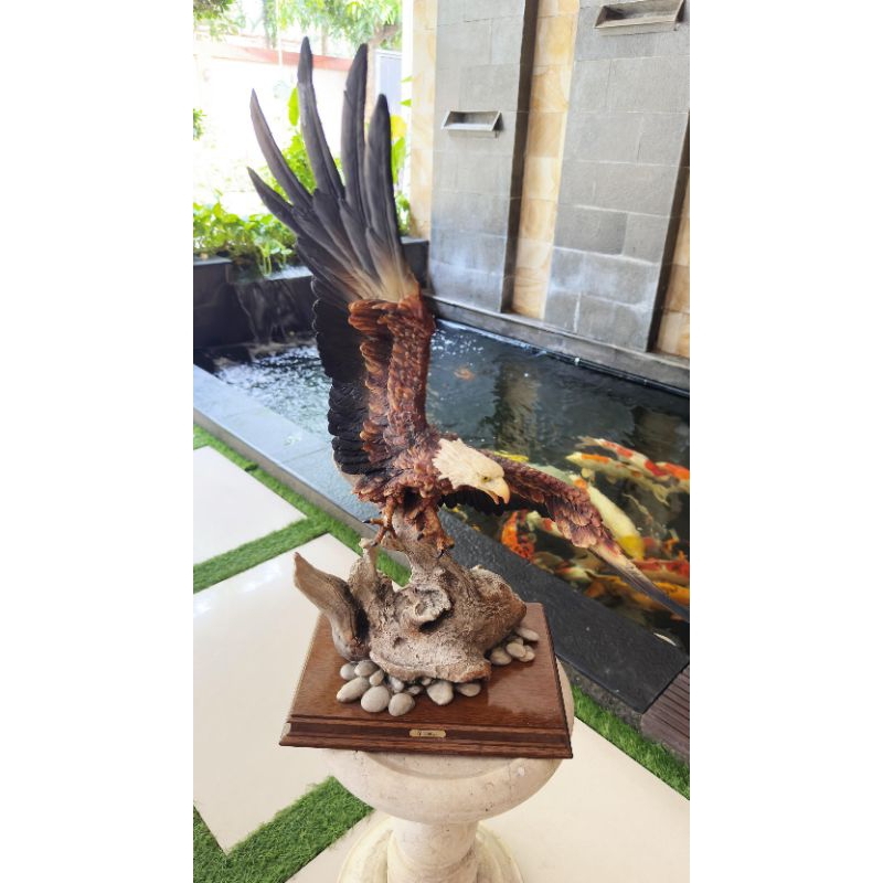 Patung burung rajawali - tinggi 85cm
