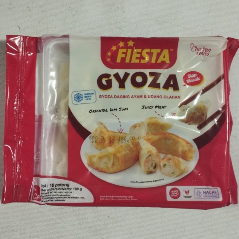 

Fiesta gyoza 180gr isi 10 Pcs