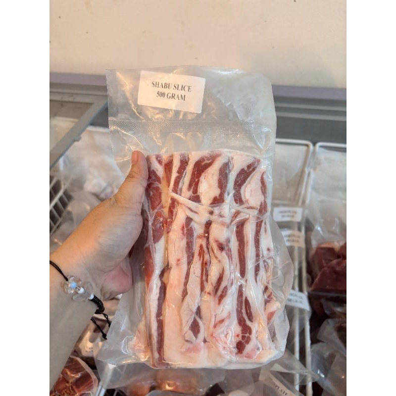 

shabu slice 500gr / shabu suki bbq / daging tipis berkualitas premium
