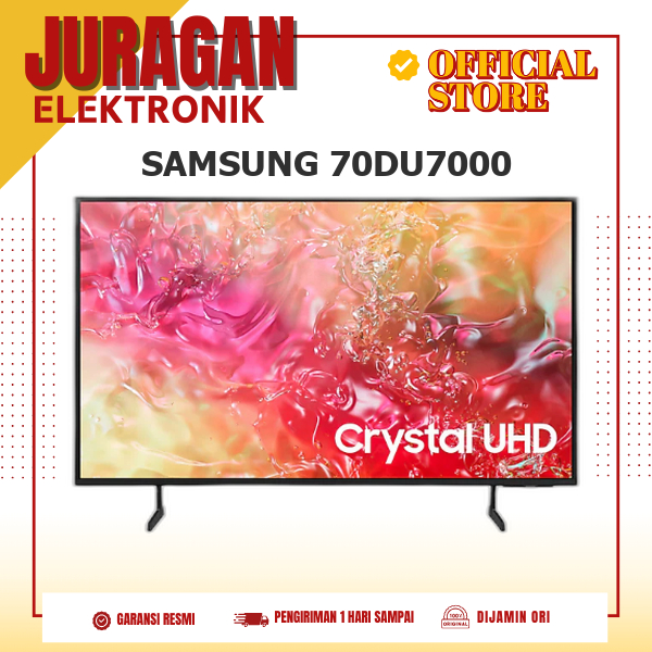 SAMSUNG 70DU7000 Google Smart Tv Crystal Uhd 4K Tizen OS Smart TV 70 Inch UA70DU7000KXXD DU7000