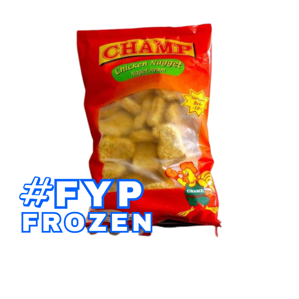 

CHAMP CHICKEN NUGGET 1KG NAGET AYAM