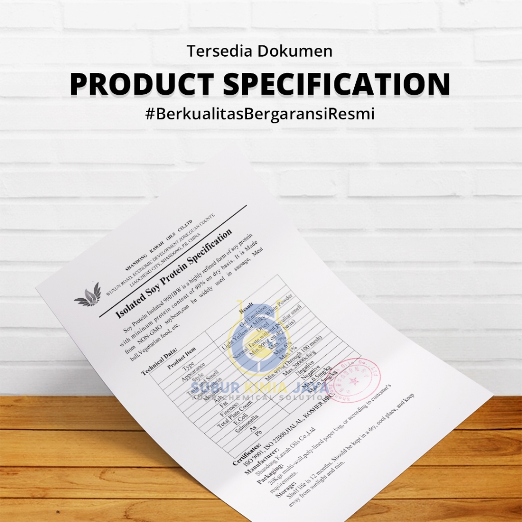 

HG Tepung ISP / Isolated Soya Protein / Tepung Kedelai / Non GMO untuk Sosis Burger Nugget Bakso