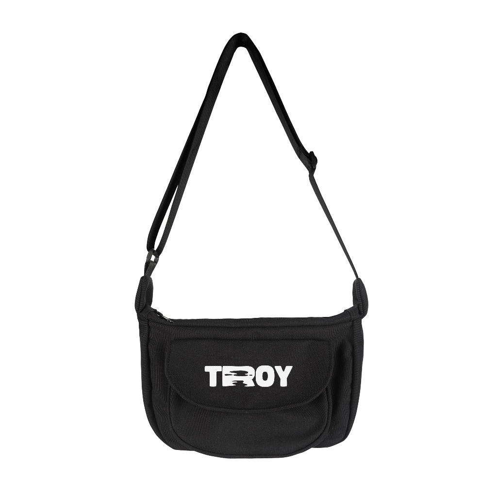 Troy Company Sling Bag Black Melt Troia - Tas Selepang Slingbag Hitam SB 3070