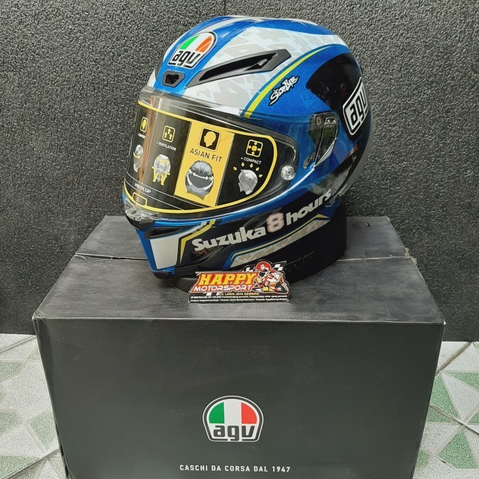 Helm fullface AGV Corsa R Asian fit Espargaro 8H Suzuka 2015