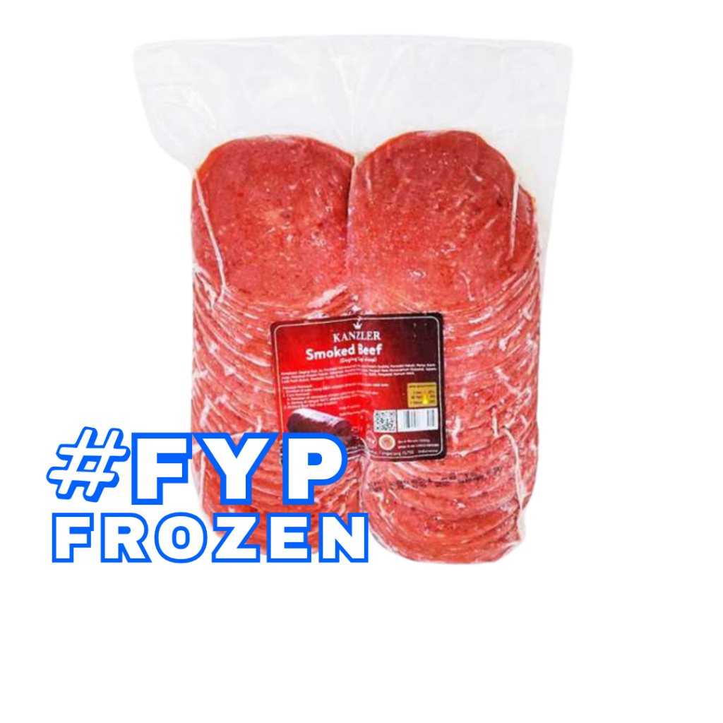 

KANZLER SMOKED BEEF 1KG ISI 50 DAGING SAPI ASAP
