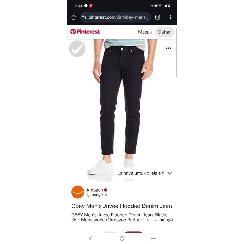 Obey Jeans Flooded Denim