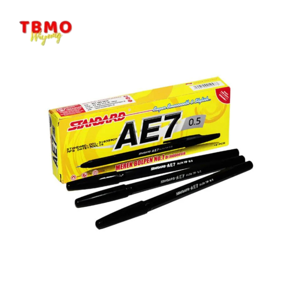 

INNER ISI 12 PACK BOLPEN AE7 FINE 0.5 BLACK STANDARD