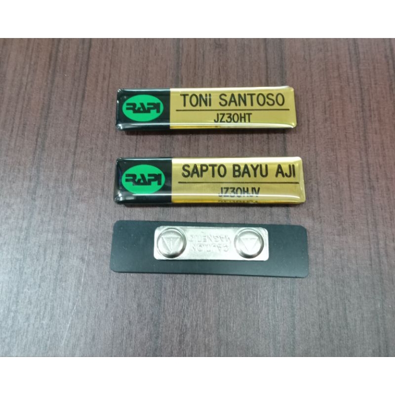 

papan nama rapi magnit