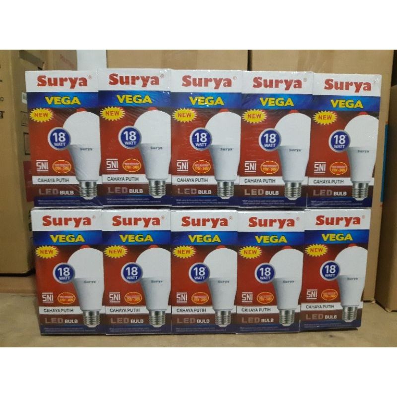 LAMPU SURYA VEGA 18 WATT LED BULB