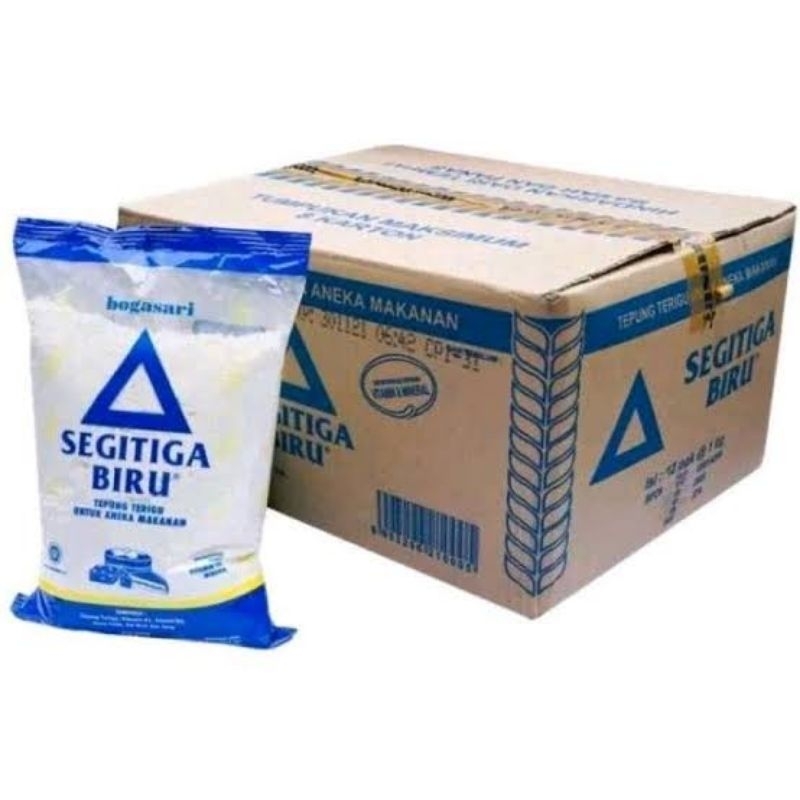 

(HARGA 1DOS) TEPUNG TERIGU SEGITIGA BIRU 1DOS ISI 12