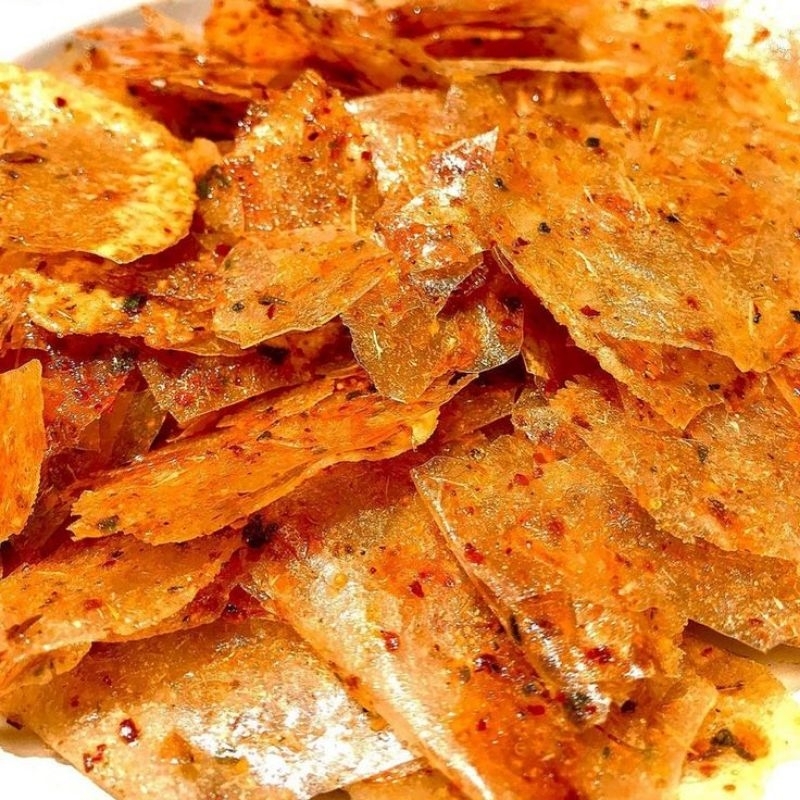 

Kripik kaca daun jeruk renyah gurih pedas