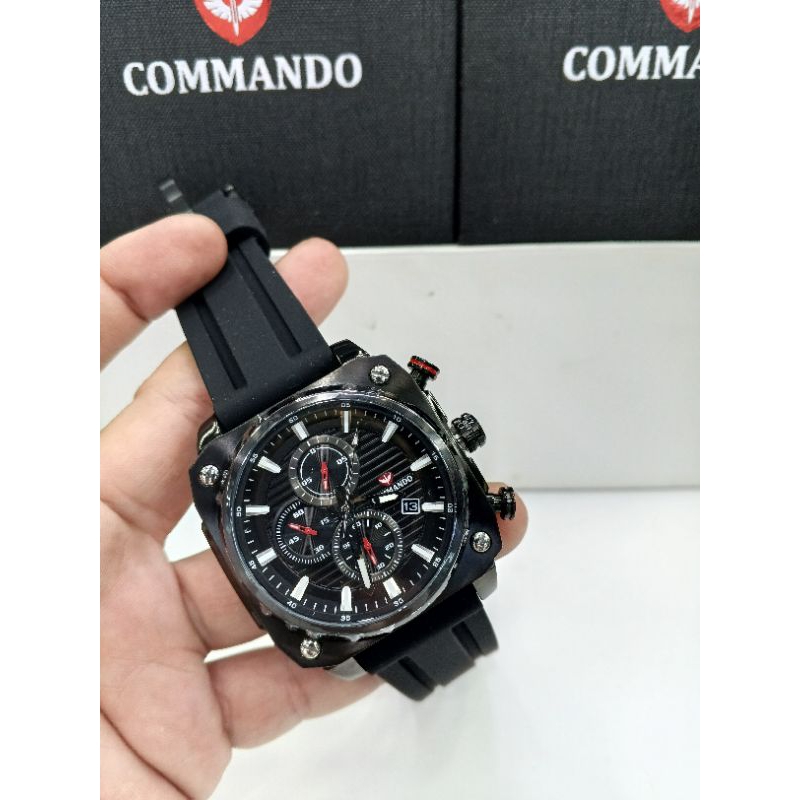 Commando CM7011G-3BDBRB#Commando CM7011G#CM7011G-3BDBRB#Jam tangan pria Commando CM7011G#Man watch C