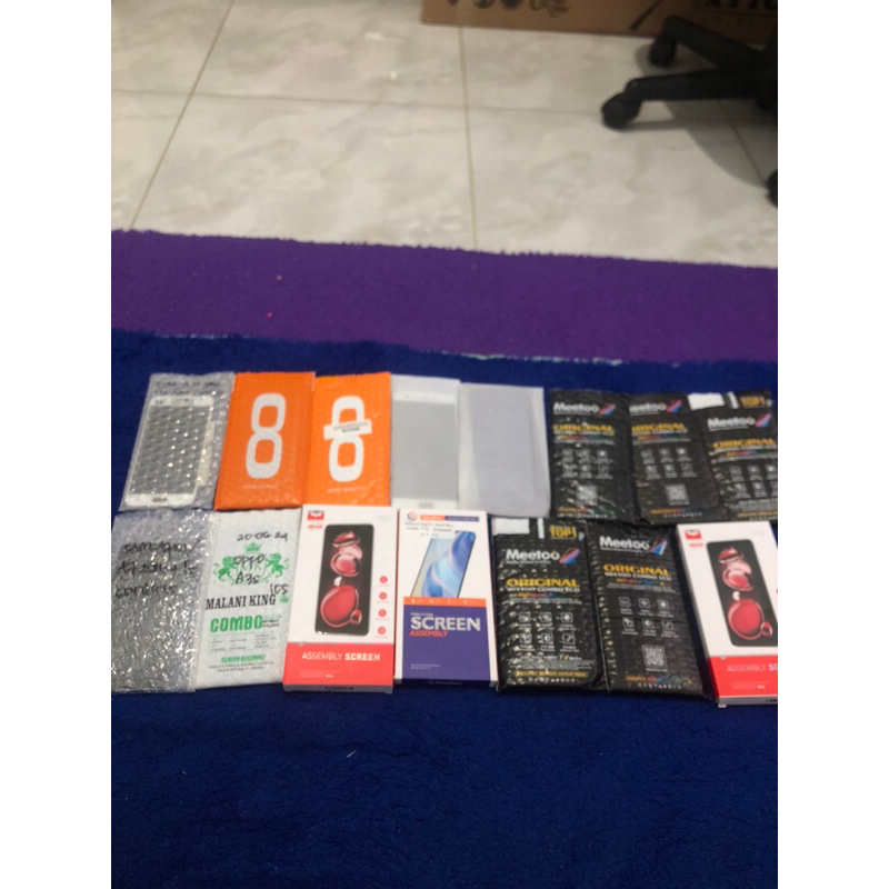LCD BEKAS ANDROID/IPHONE ADA YANG NYALA ADA YANG NGGAK BAHAN LEBURAN DLL JUAL MURAH
