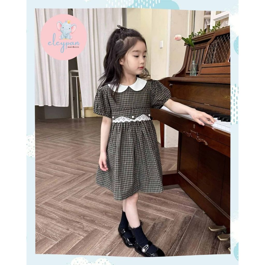 Dress Anak Perempuan Premium 2-7 Tahun Baju Terusan Anak Cewek Vintage Style Kids OOTD