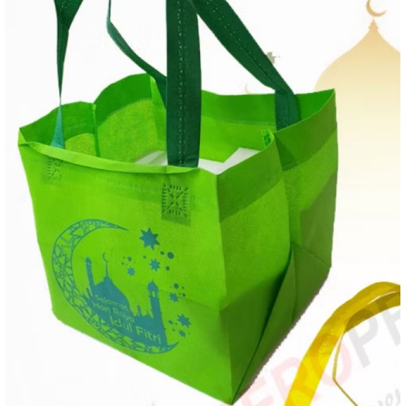 

tambahan / spounbond bag RANDOM design / tas kain khusus hampers