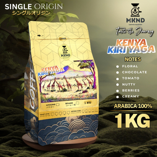 

MKND COFFEE ROASTERY - Arabika Kenya Kiriyaga 1Kg | Biji Kopi | Import Beans | Medium Roast