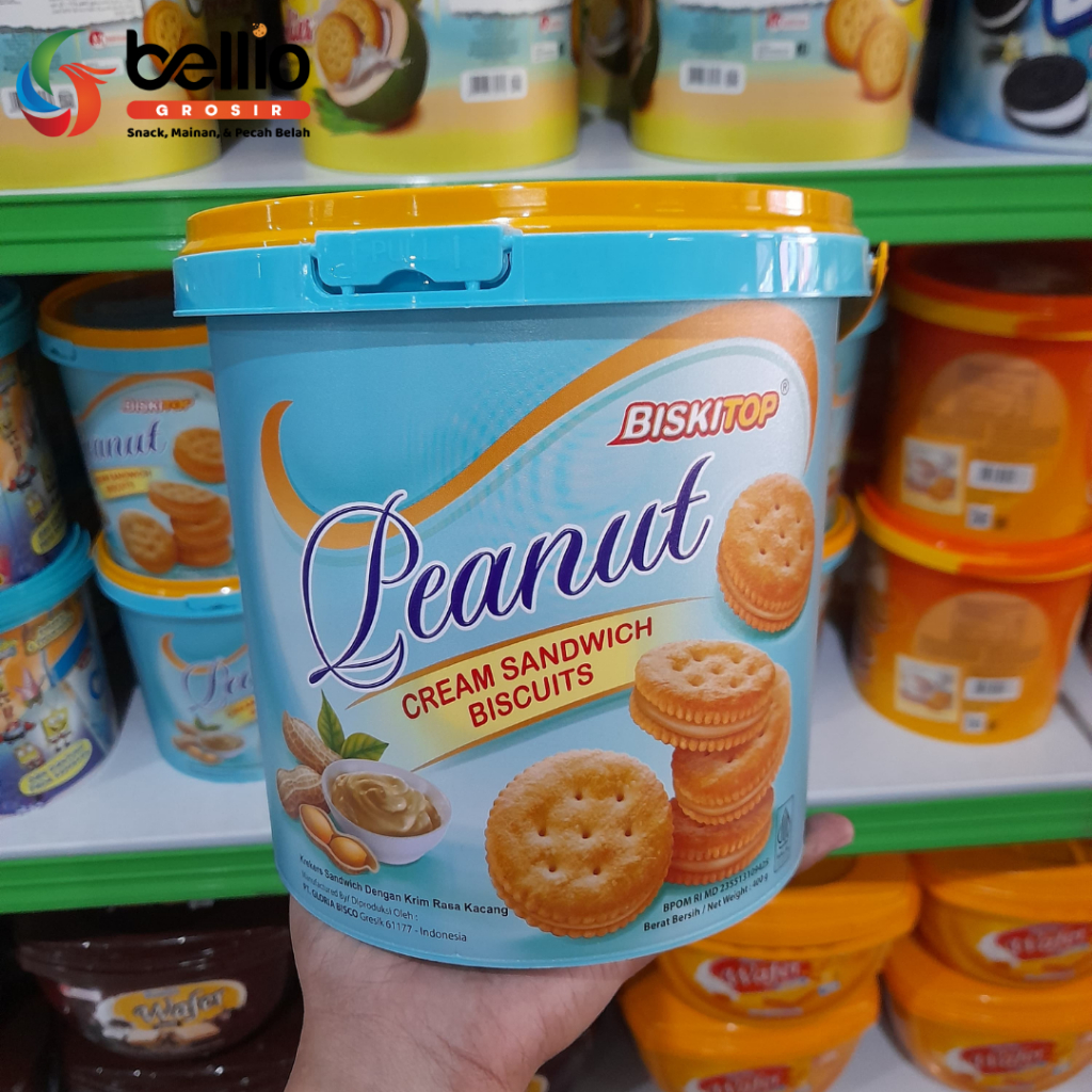 

Wafer Lebaran BKP 400GR HANDLE PEANUT CREAM
