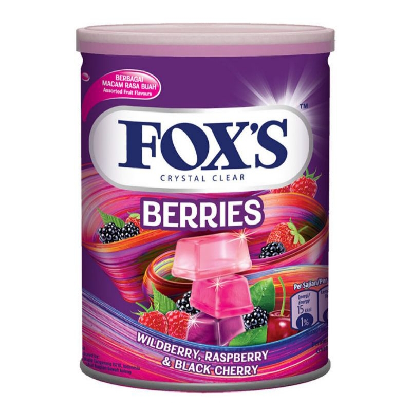 

Fox's Permen Buah Berries Kaleng 170gr