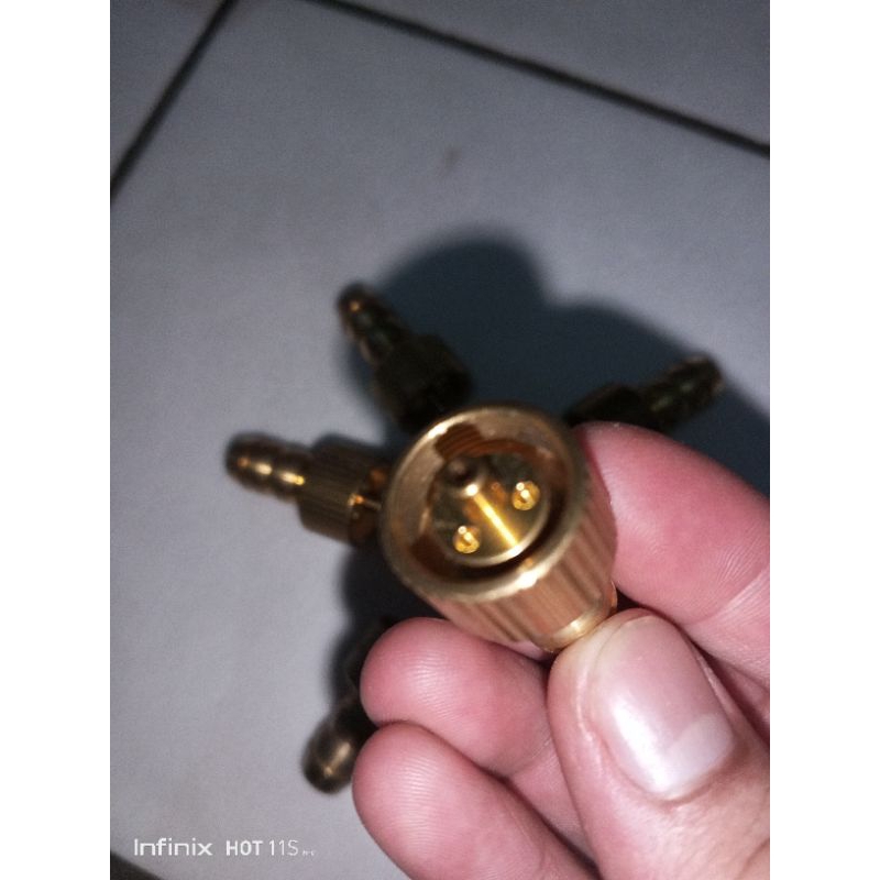 Sambungan gas portabel ke gas LPG cosmos buat tipe CGC-123 PN