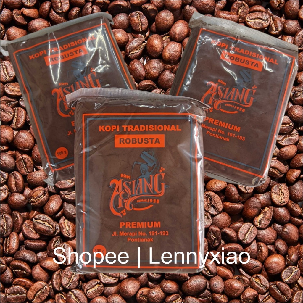 

200 Gram Biji Kopi Bubuk Warung Kopi Warkop Asiang Khas Pontianak 200 Gr 2 Ons (1/5 Kg)