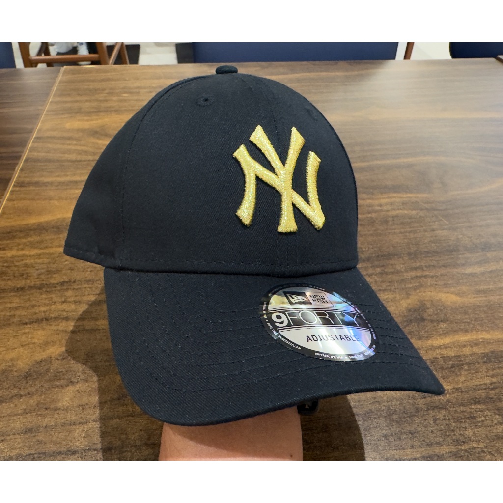 Topi New Era 9Forty New York Yankees Black/Gold Cap 100% Original Resmi