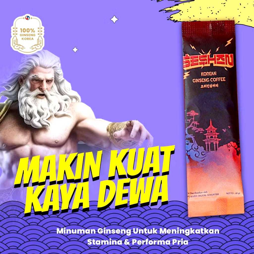 

KOPI SECHAN GINSENG KOREA 100% ALAMI DIJAMIN AMPUH ( isi 5 sachet )