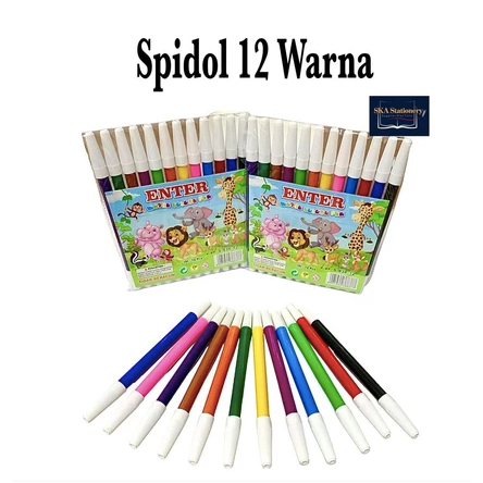 

❤LOLA❤ SPIDOL WARNA SET | Spidol 12 Warna Montana 838 / Spidol 12 Warna 838 12Colors /Spidol Warna-Warni Ukuran Sedang - Harga 12 Pcs ( 1 Set )