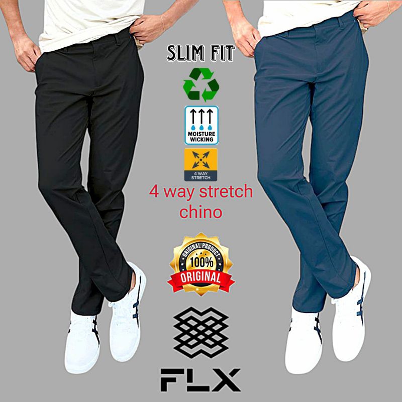 Celana FLX golf stretch chino original